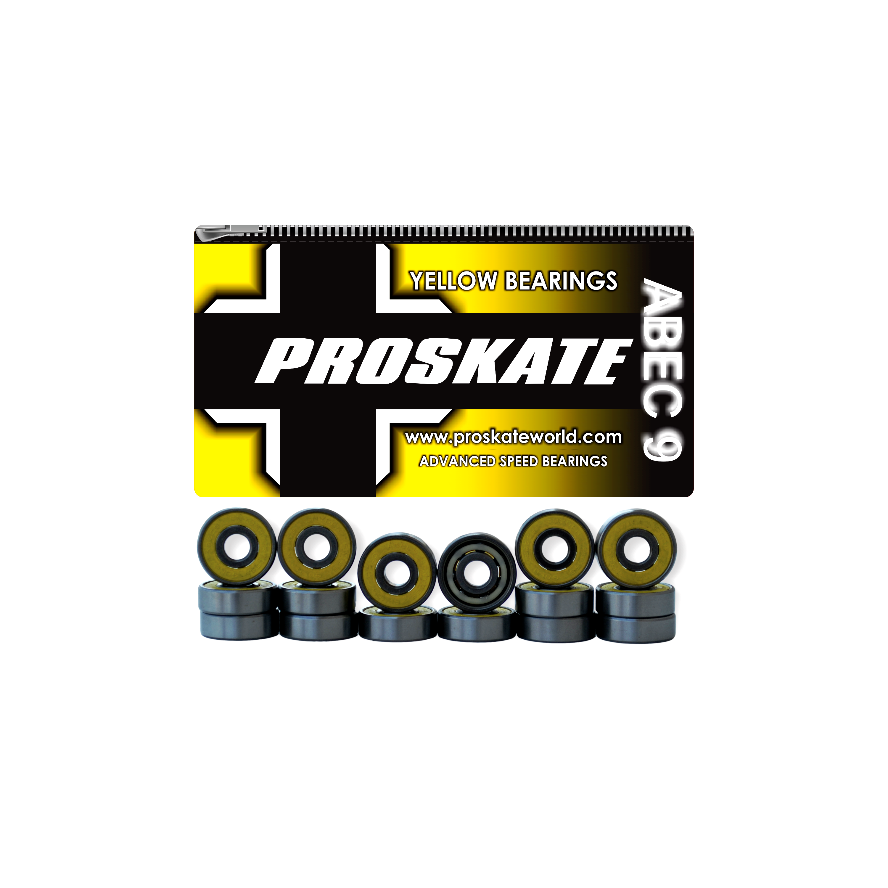 PROSKATE ABEC 9 YELLOW BEARING