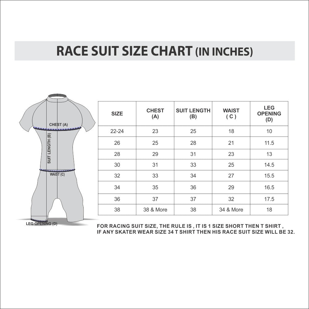 PROSKATE SPEED RACING SUIT (RSP1B87)